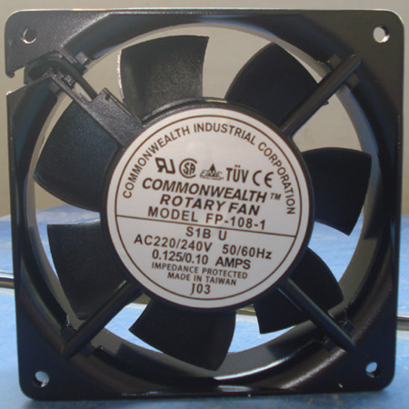 COMMONWEALTH FP-108-1 ROTARY FANS