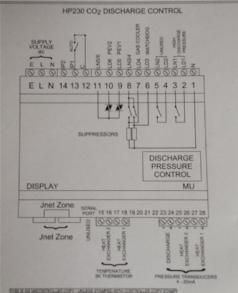 JTL HP DISCHARGE PRESSURECONTROLLER CONDENSORDRUKREGELAAR
