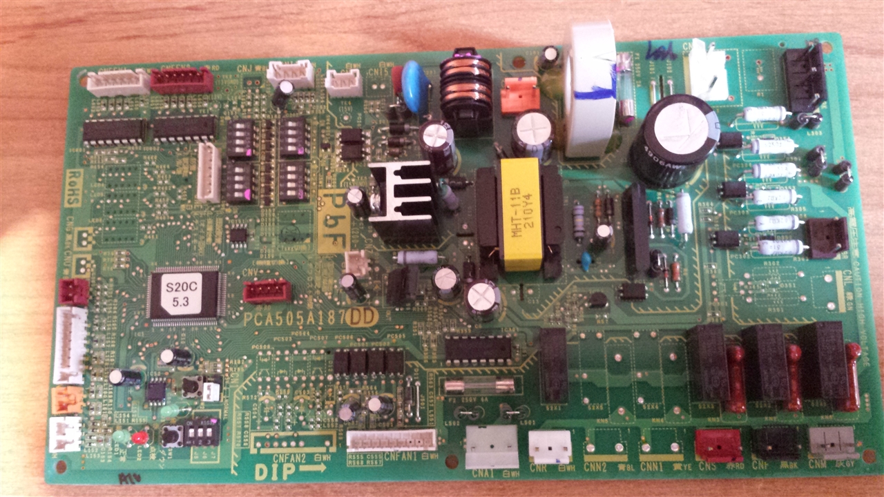 MITSUBISHI RKV505A POWERBOARD PRINTPLAAT