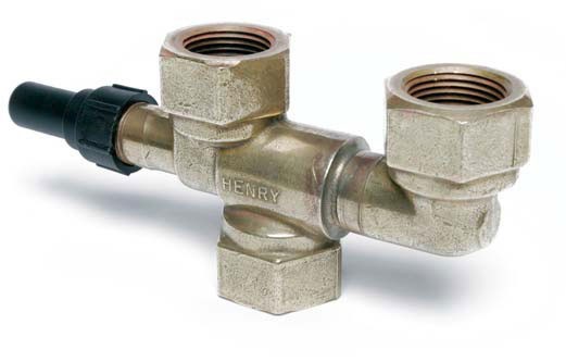 HENRY WISSELAFSLUITER DUALVALVE WECHSELVENTILE