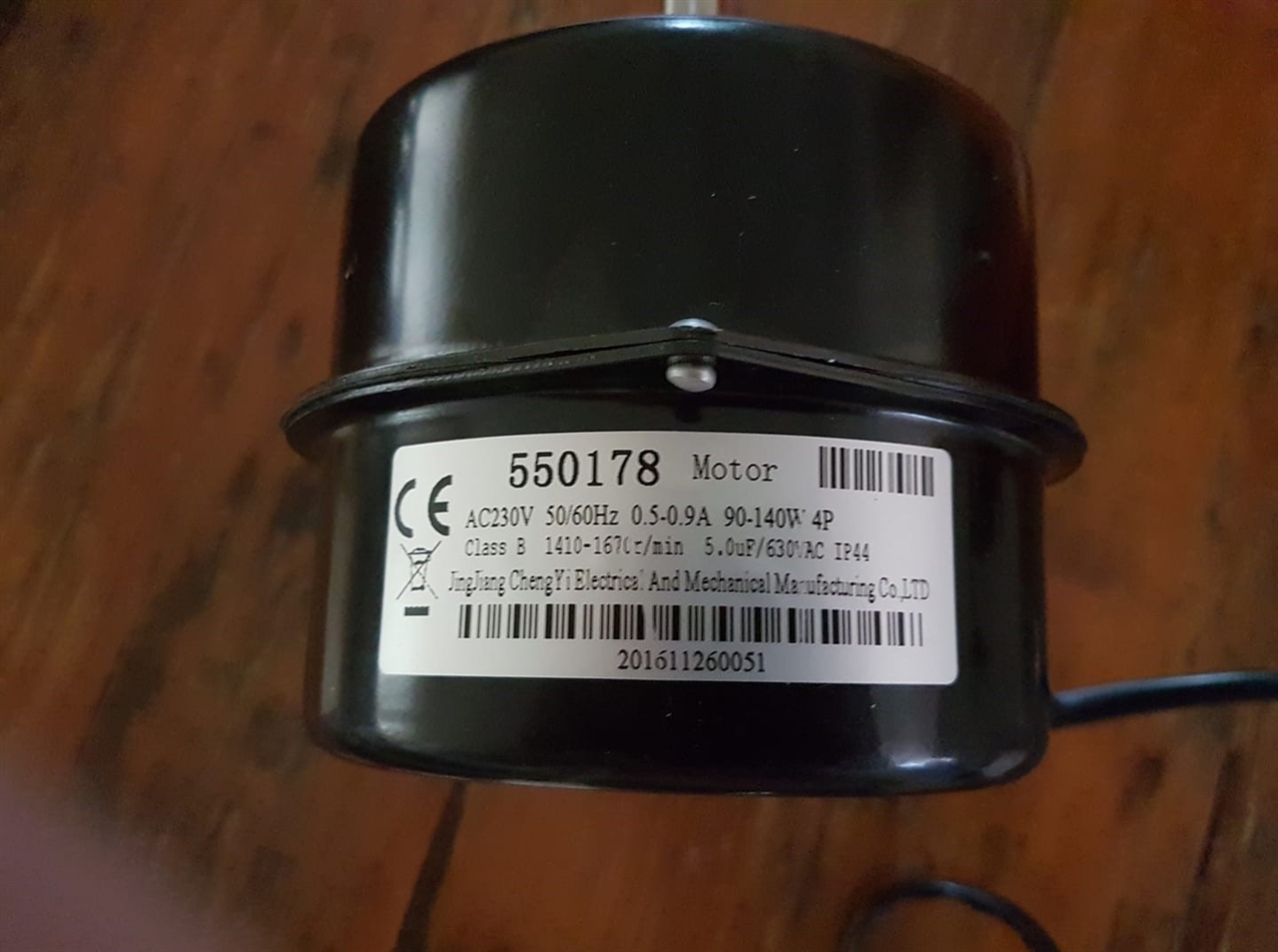 JING JIANG CHENG Y I ELECTRICA FANMOTOR VENTILATORMOTOR