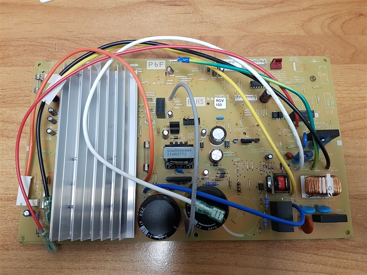 MITSUBISHI RCV505A POWERBOARD PRINTPLAAT