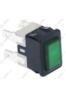 ASCASO WIPSCHAKELAAR ROCKER SWITCH GROEN
