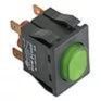 BLANCO WIPSCHAKELAAR ROCKER SWITCH GROEN