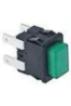 BRICE ITALIA WIPSCHAKELAAR ROCKER SWITCH DRUKSCHAKELAAR GROEN