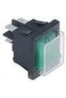 KROMO WIPSCHAKELAAR ROCKER SWITCH GROEN