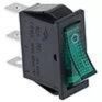MBM-ITALIAN WIPSCHAKELAAR ROCKER SWITCH GROEN