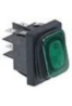 METRO-PROFESSIONAL WIPSCHAKELAAR ROCKER SWITCH GROEN