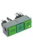 ROSINOX WIPSCHAKELAAR ROCKER SWITCH GROEN