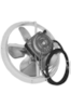 ELCO VN5-13 VENTILATOR MET METAALRING