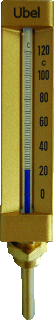 UBEL RECHTE GLASTHERMOMETER