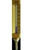 UBEL RECHTE GLASTHERMOMETER
