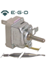 EGO 55.190 SERIE CONTROL THERMOSTAT KONTROLLE THERMOSTAT REGELTHERMOSTAAT