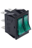 ANIMO WIPSCHAKELAAR ROCKER SWITCH GROEN