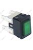 ASCASO WIPSCHAKELAAR ROCKER SWITCH GROEN