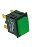 COLGED WIPSCHAKELAAR ROCKER SWITCH GROEN