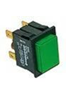 COLGED WIPSCHAKELAAR ROCKER SWITCH GROEN