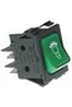 COOKMAX WIPSCHAKELAAR ROCKER SWITCH GROEN