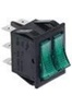 FRIULINOX WIPSCHAKELAAR ROCKER SWITCH GROEN