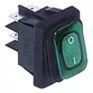 HORECA-SELECT WIPSCHAKELAAR ROCKER SWITCH DRUKSCHAKELAAR GROEN