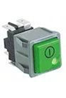 KROMO WIPSCHAKELAAR ROCKER SWITCH GROEN
