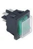 KROMO WIPSCHAKELAAR ROCKER SWITCH GROEN