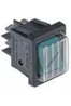 LA-PAVONI WIPSCHAKELAAR ROCKER SWITCH GROEN
