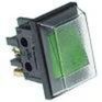 RIEBER WIPSCHAKELAAR ROCKER SWITCH DRUKSCHAKELAAR GROEN