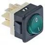 ZANUSSI PROFESSIONAL WIPSCHAKELAAR ROCKER SWITCH GROEN