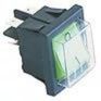 ZANUSSI PROFESSIONAL WIPSCHAKELAAR ROCKER SWITCH GROEN