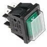 ZANUSSI PROFESSIONAL WIPSCHAKELAAR ROCKER SWITCH GROEN