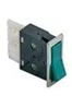 ZANUSSI PROFESSIONAL WIPSCHAKELAAR ROCKER SWITCH GROEN