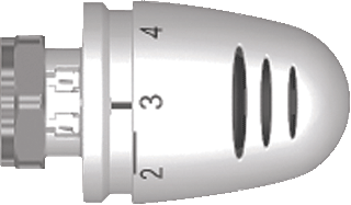 HERZ STROMAX RADIATORTHERMOSTAATKNOP RADIATORTHERMOSTAT