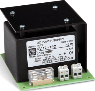 EREA GV 12 GV24 VOEDINGSTRANSFORMATOR TRANSFORMER TRANSFORMATEUR